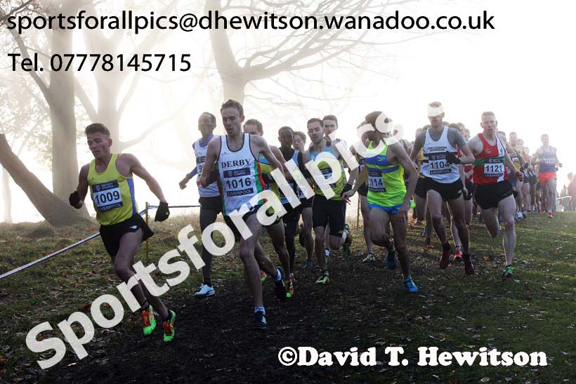 Senior and under-23 men, European Cross Country Trials, Sefton Park, Liverpool. Photo: David T. Hewitson/Sports for All Pics